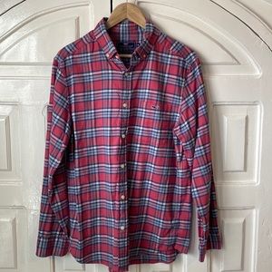 Vineyard Vines Classic Fit Tucker, Medium, Flannel.
